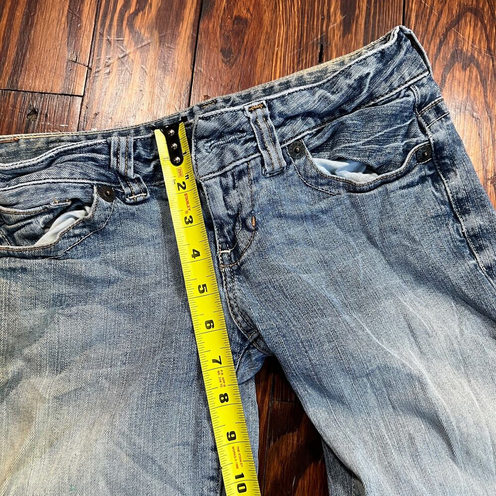 GUESS 27 Y2K Bootcut Jeans Blue Low Rise - Picture 7 of 9